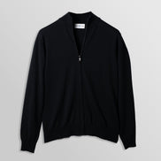 Merino Cardigan Black