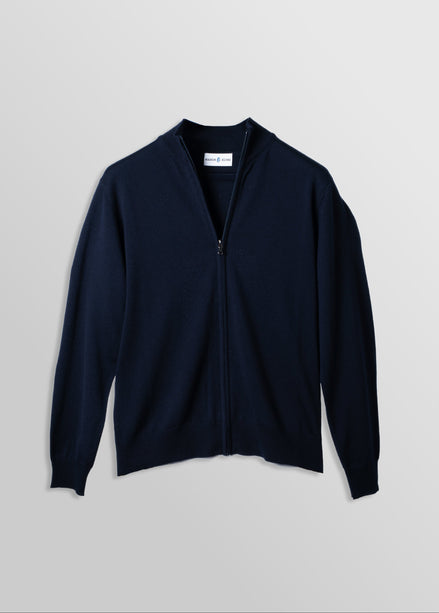 Merino Cardigan Navy