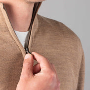 Merino Cardigan Camel