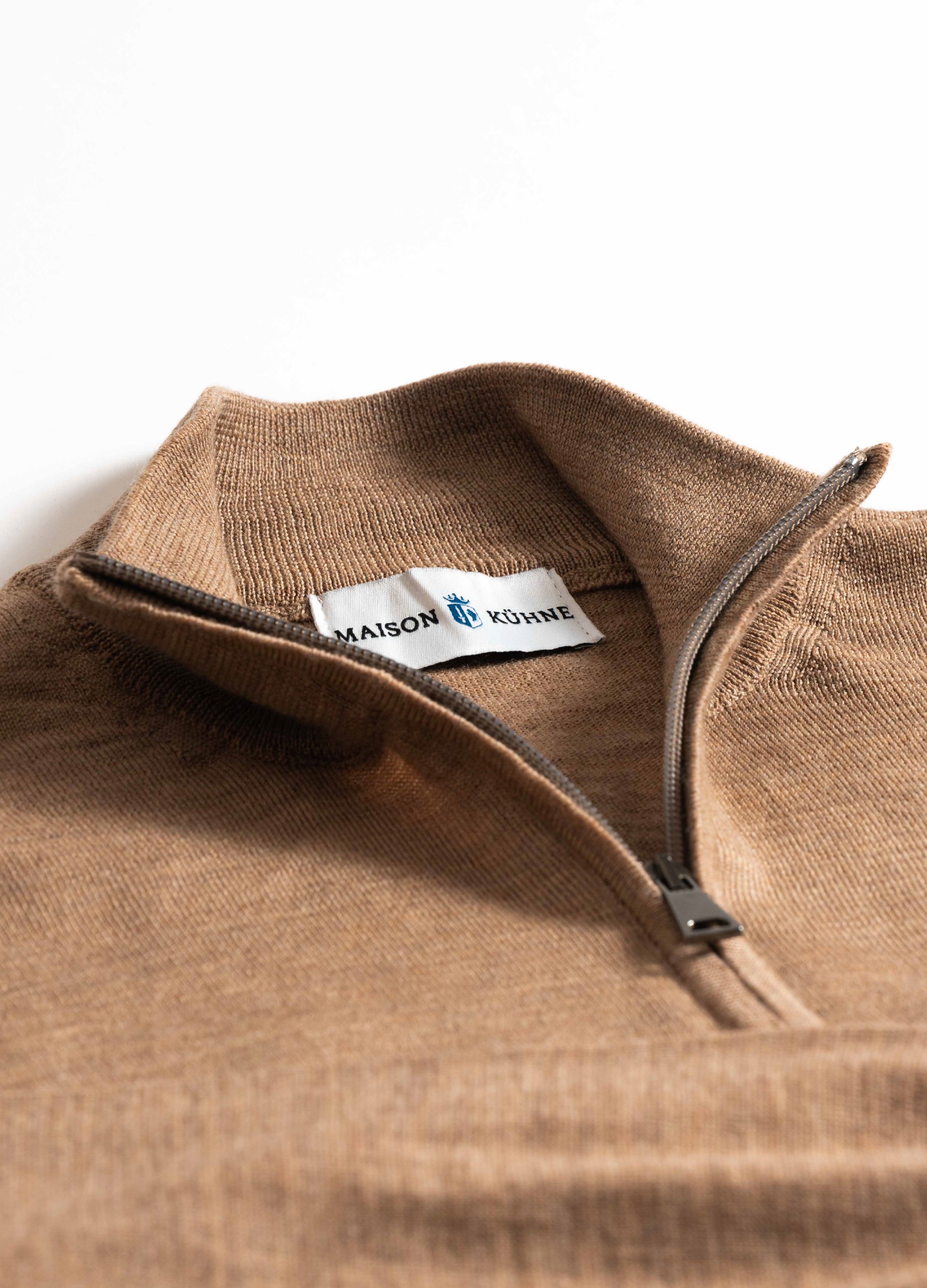 Merino Cardigan Camel