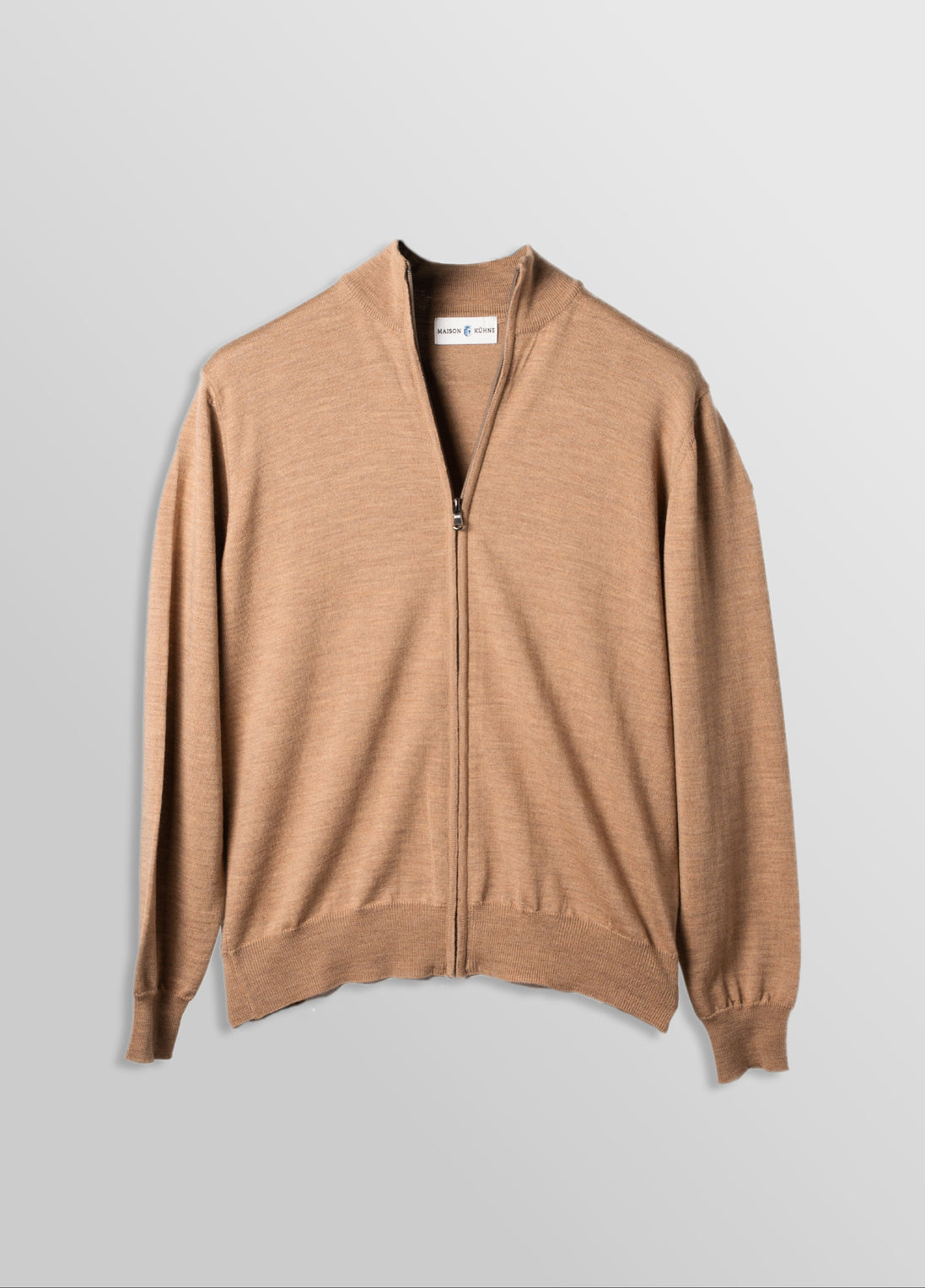 Merino Cardigan Camel