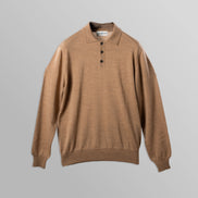 Merino Polo Camel