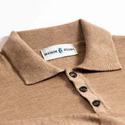 Merino Polo Camel