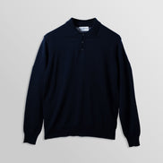 Merino Polo Navy
