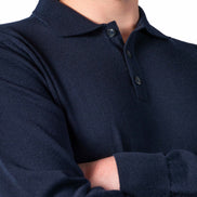Merino Polo Navy