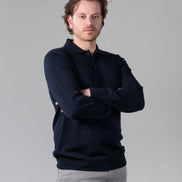 Merino Polo Navy