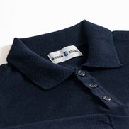 Merino Polo Navy