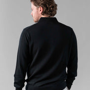 Merino Polo Black