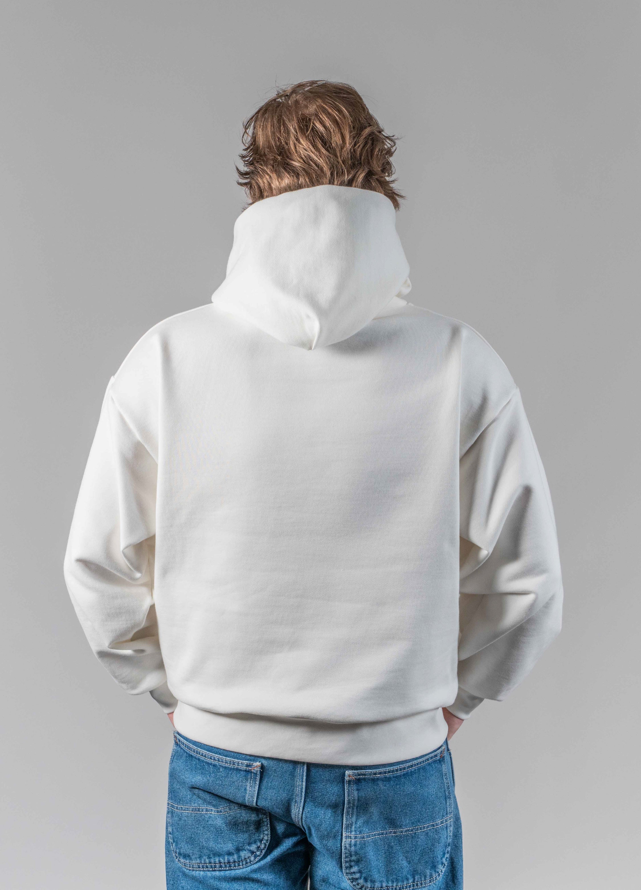 Cropped Hoodie Off White