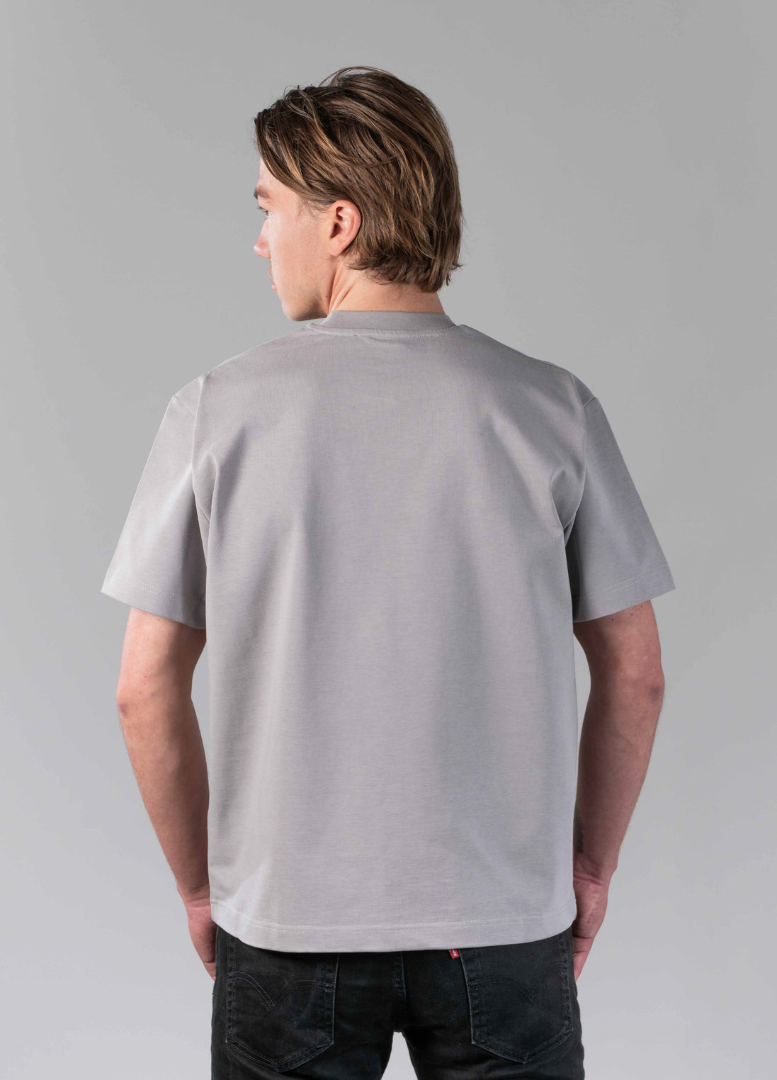 T-shirt Semi Oversized Grey