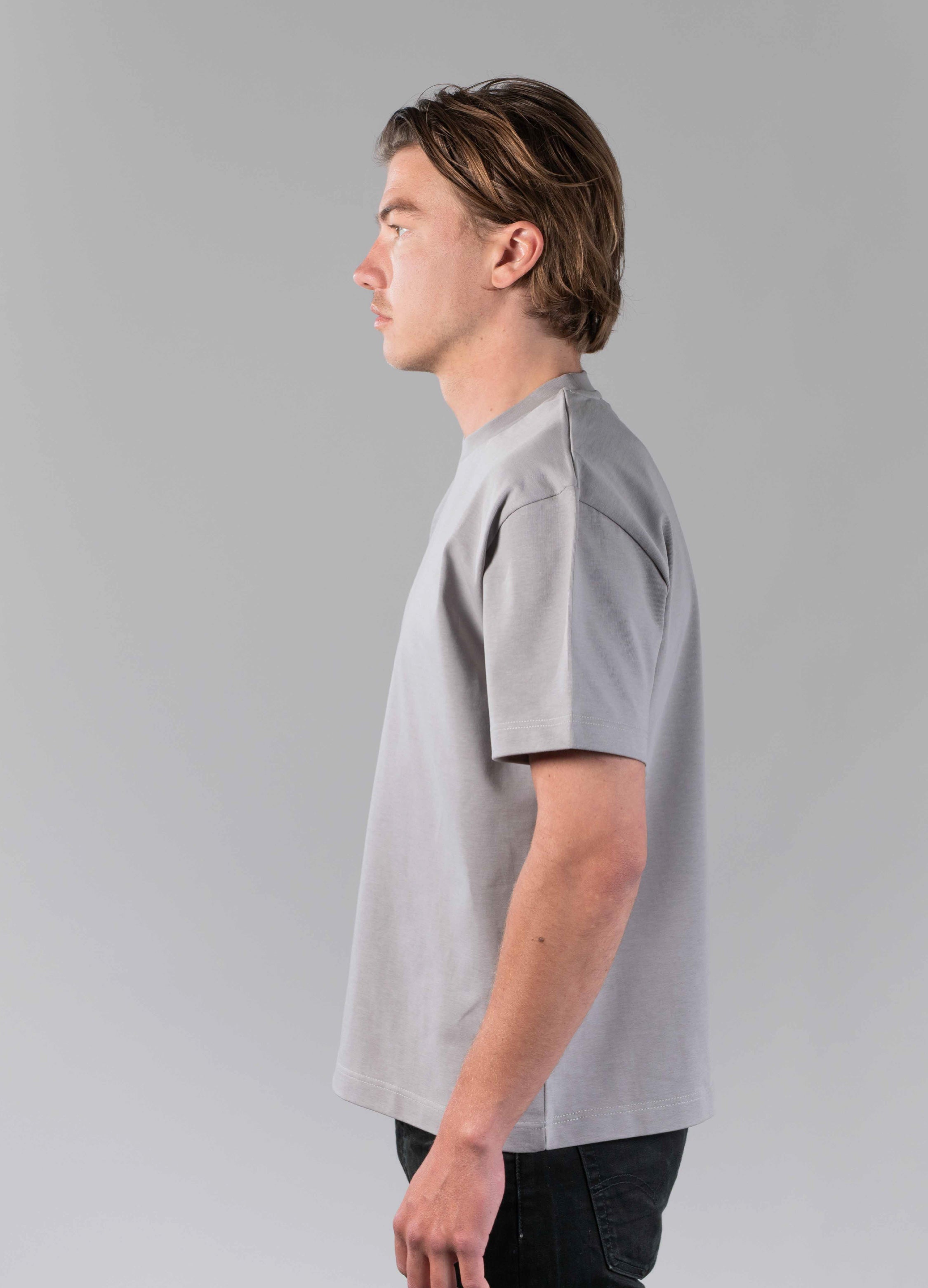 T-shirt Semi Oversized Grey