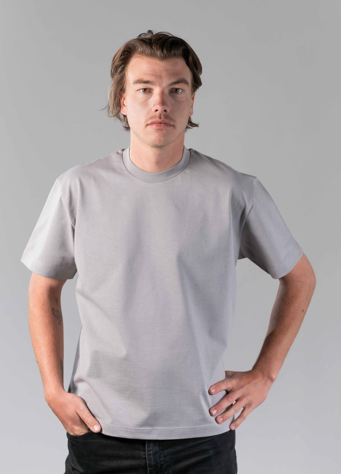 T-shirt Semi Oversized Grey