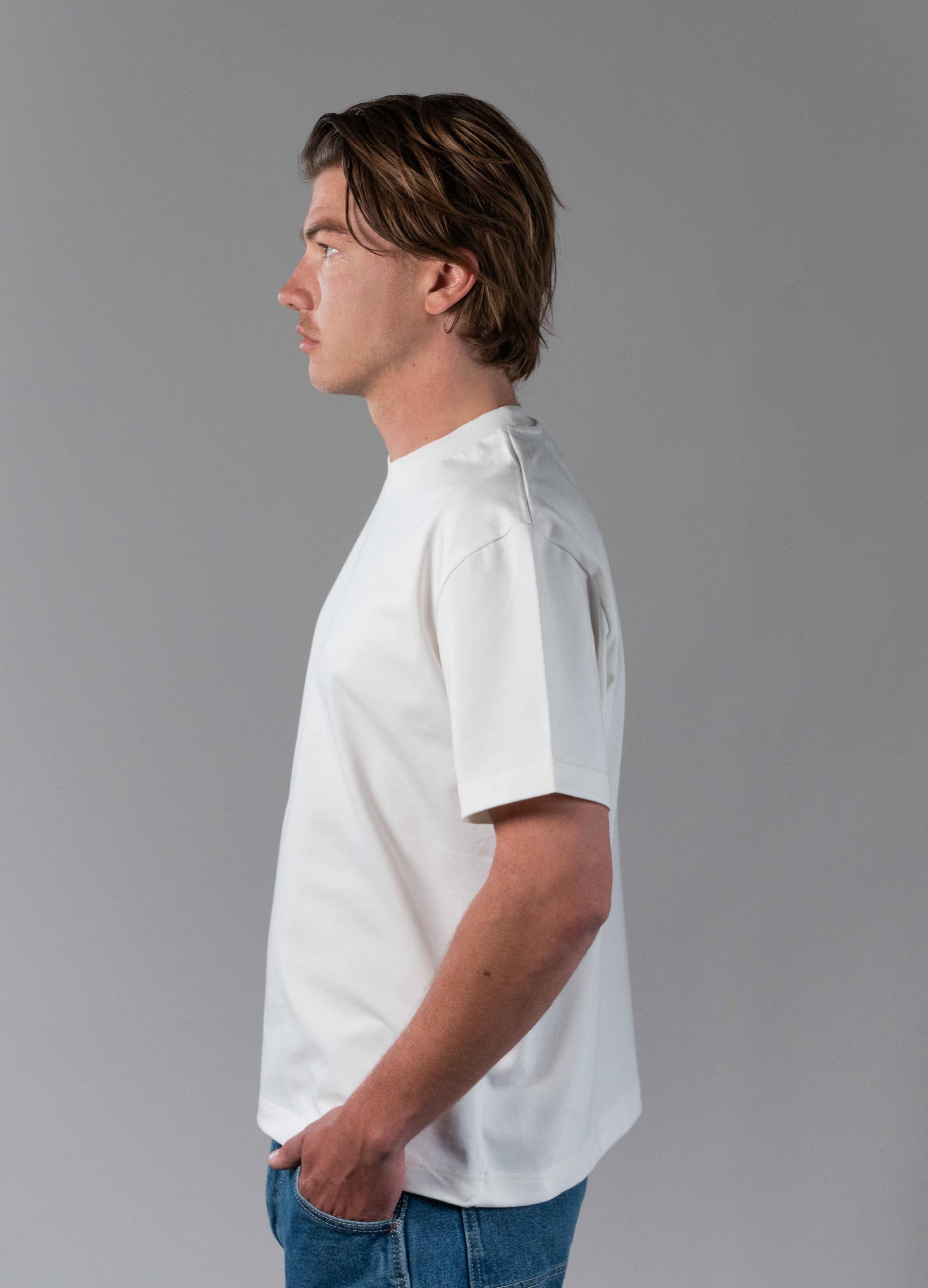 T-shirt Semi Oversized Off White