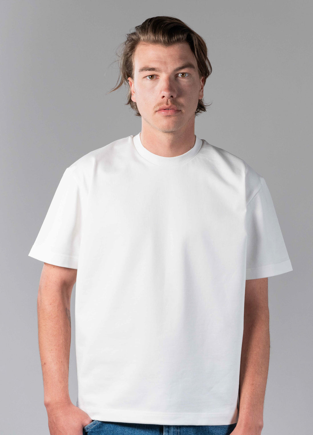 T-shirt Semi Oversized Off White