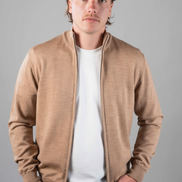 Cardigan Camel - voor