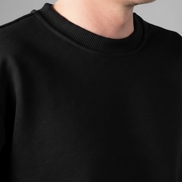 Crewneck Black detail