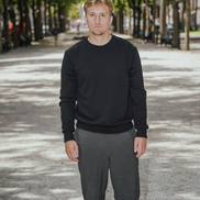 Crewneck Sweater Black - Licht Gepolijst