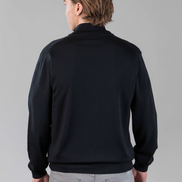 Quarter Zip Black - rug gepolijst