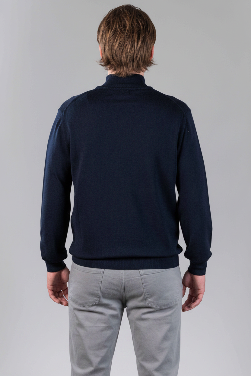 Quarter Zip Navy rug