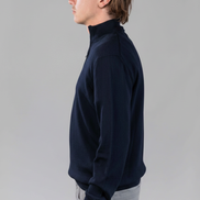 Quarter Zip Navy zij
