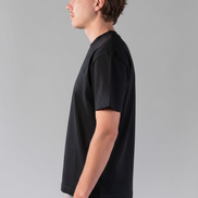 T-shirt Black zij gespiegeld