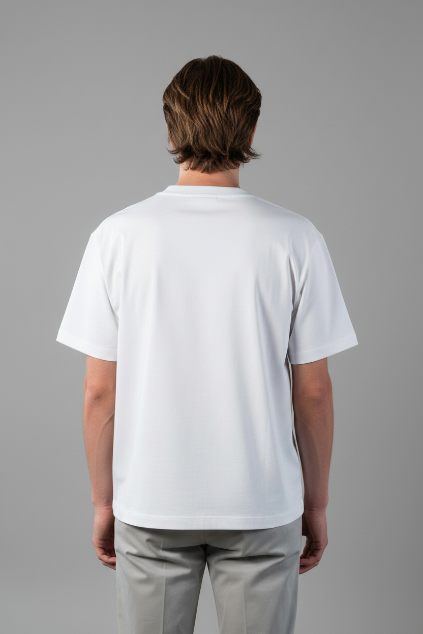 T-shirt White rug