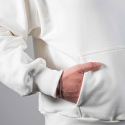 Cropped Hoodie Off White
