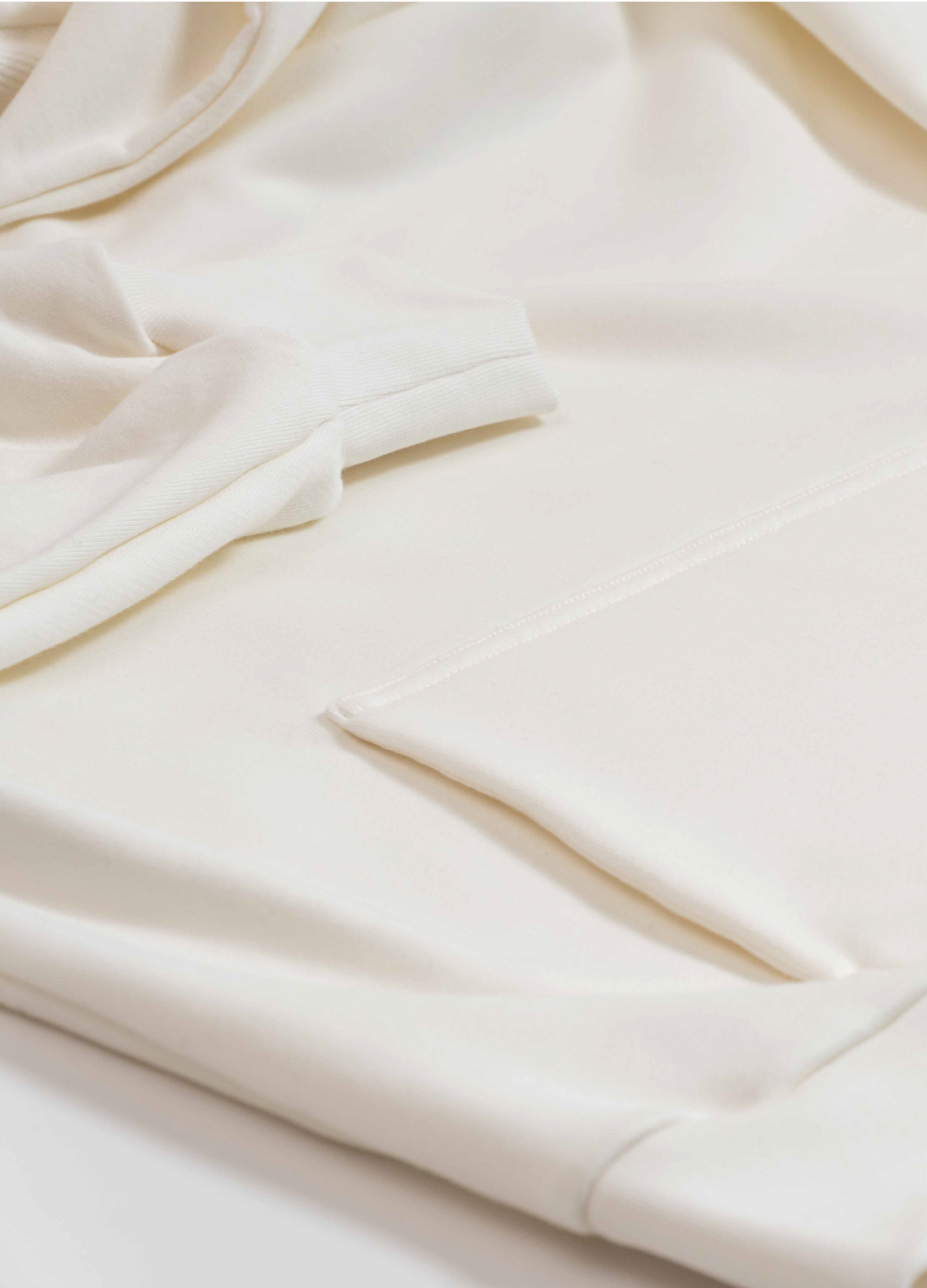 Cropped Hoodie Off White