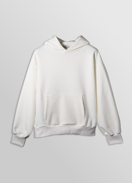 Cropped Hoodie Off White