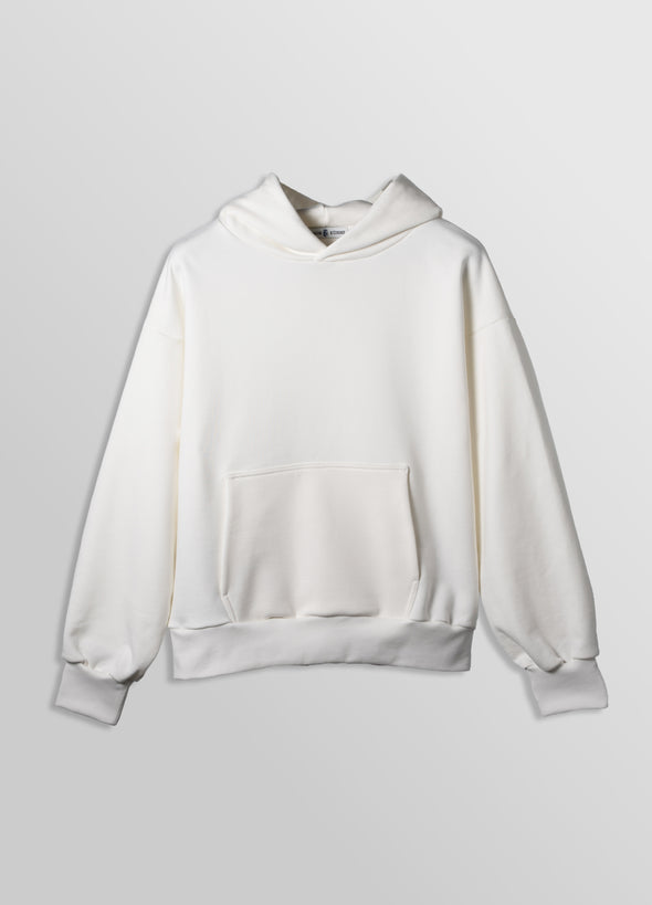 Cropped Hoodie Off White